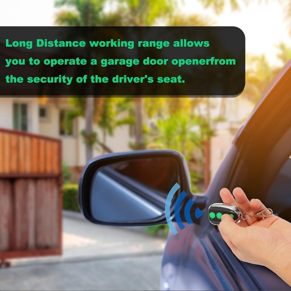 M12 Remote Control Transmitter 433.92 MHz for Automatic Swing Sliding 1 Pack