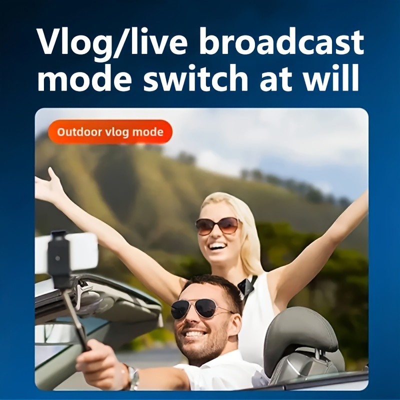 3 in 1 Microphone for iPhone/Android/Camera, Wireless Lavalier Black-3in1