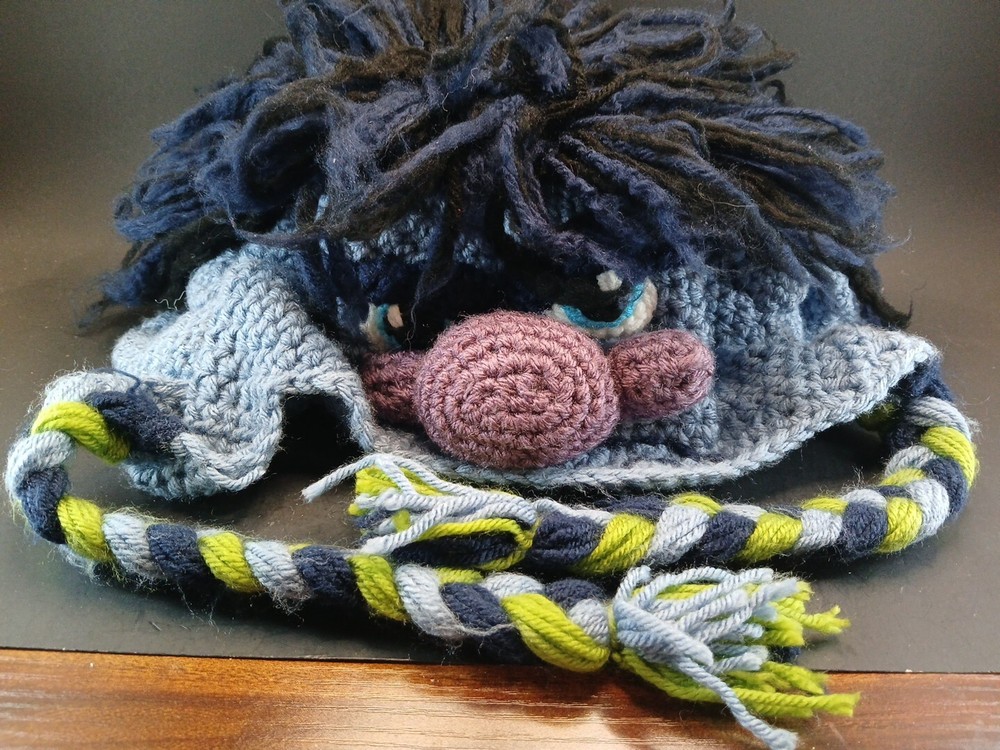 Crocheted Monster Hat