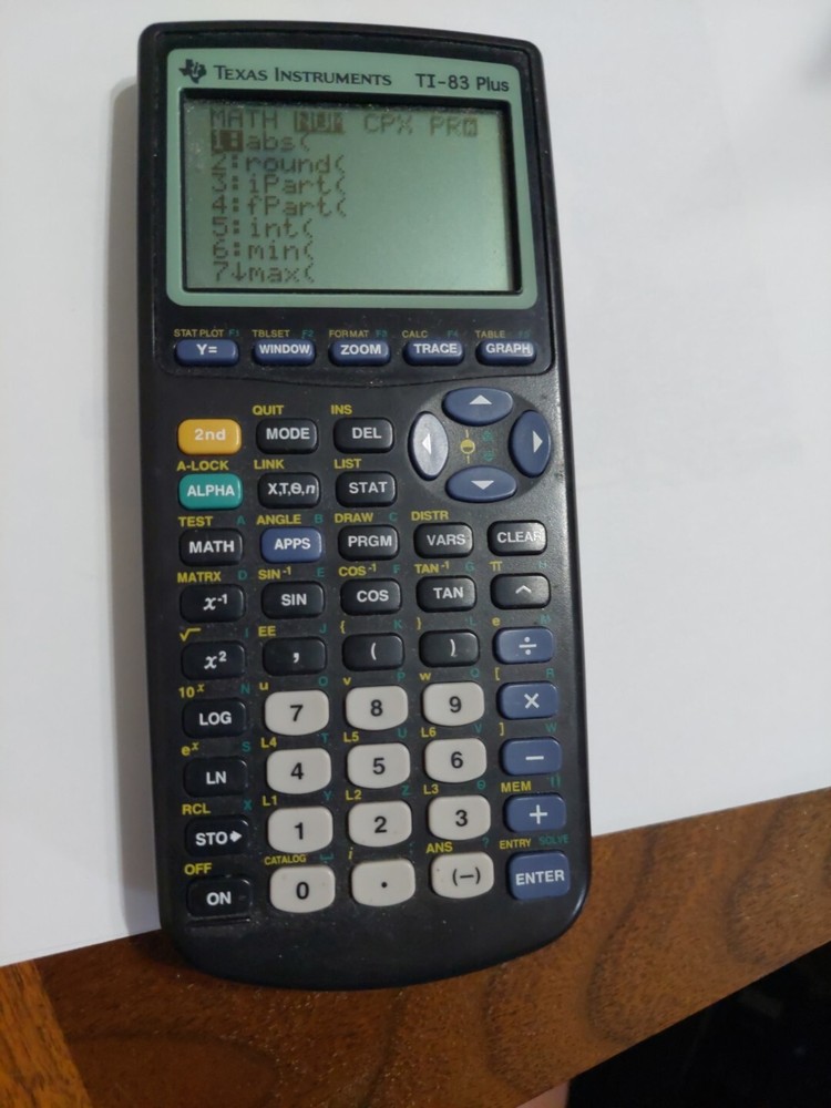 texas instruments ti-83 plus calculator