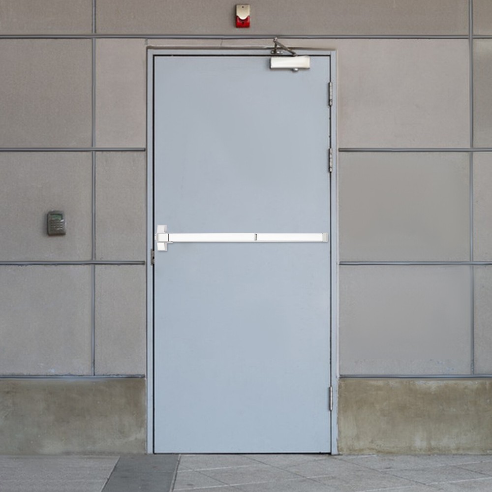 Fire Rated Panic Exit Device Push Bar 1760℉ 72min w/ Ext Lever & 3 Keys