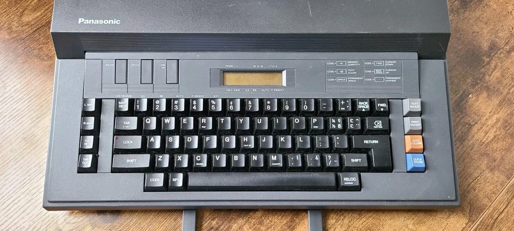 Panasonic RK-T30 Electronic Typewriter Word Processor Parts Only