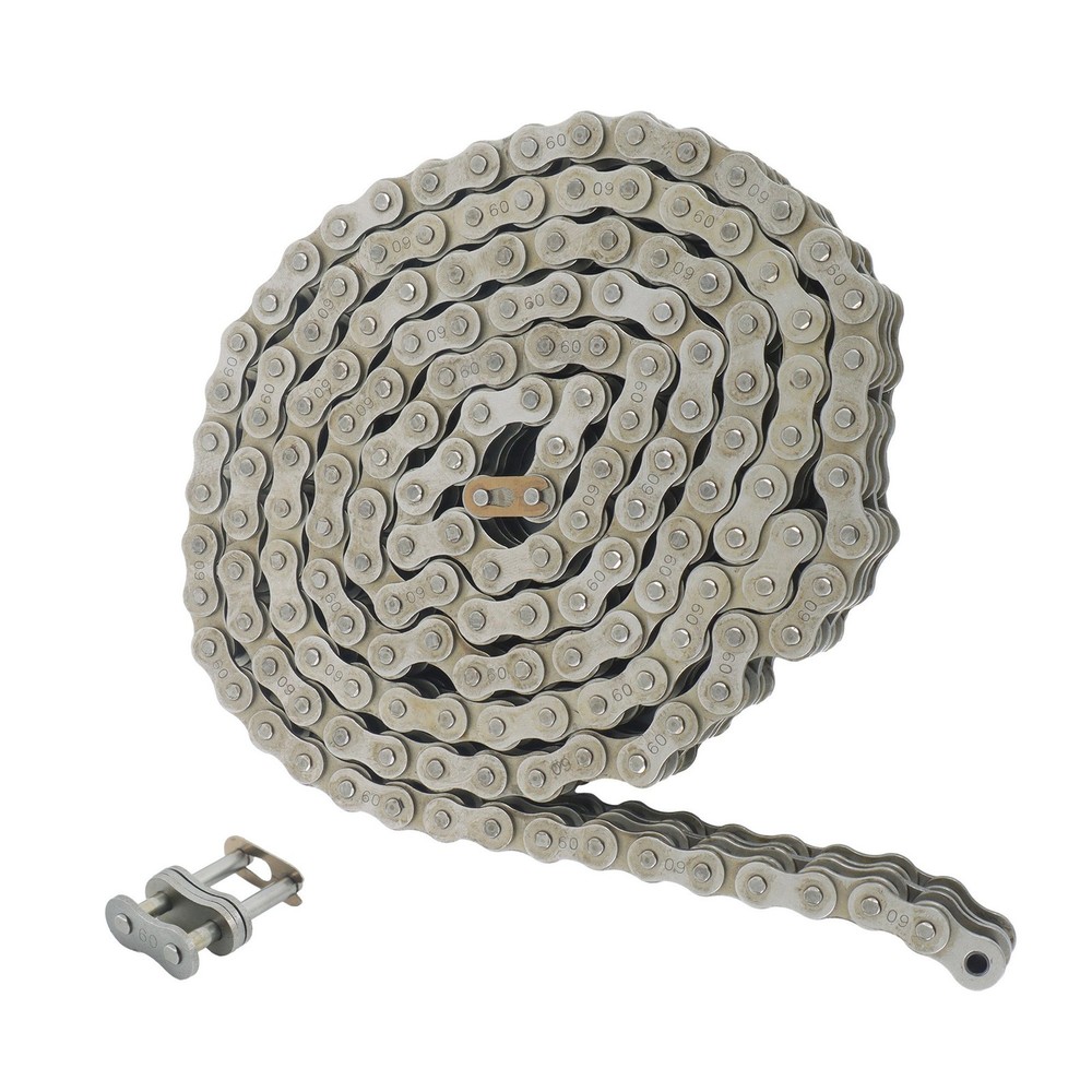 60-2 Double Strand Duplex Roller Chain 10 Ft with 2 Connecting Link