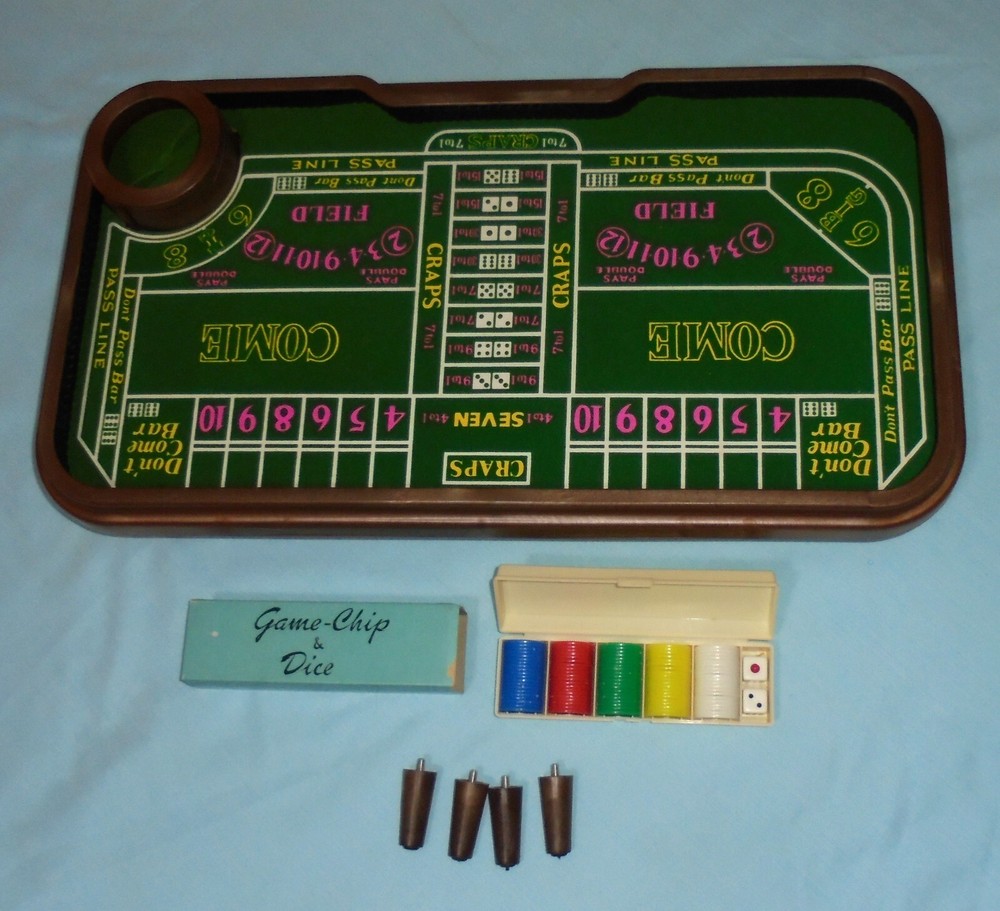 Waco Auto Shooter Craps Table Fully Automatic Dice Roller Game Complete Vintage