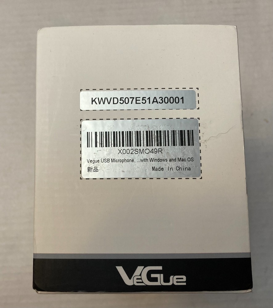 VEGUE VD-50 USB Condenser Computer Microphone Windows, Mac OS, Linux, Chrome OS