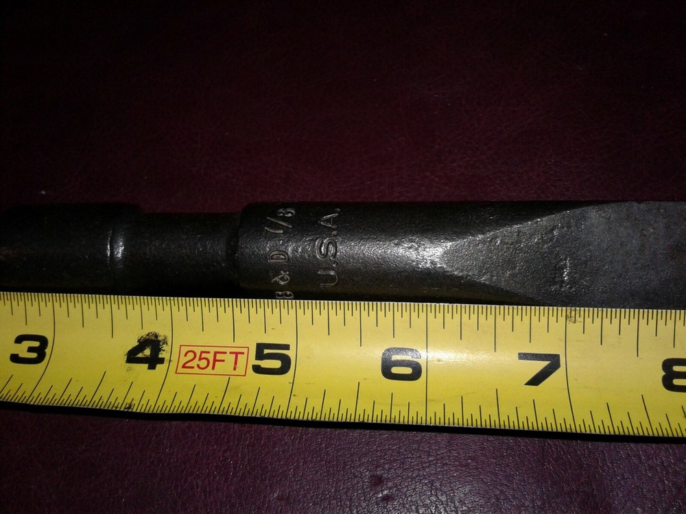 BLACK & DECKER Demolition/Jack Hammer Flat Chisel . Hex Our #G56