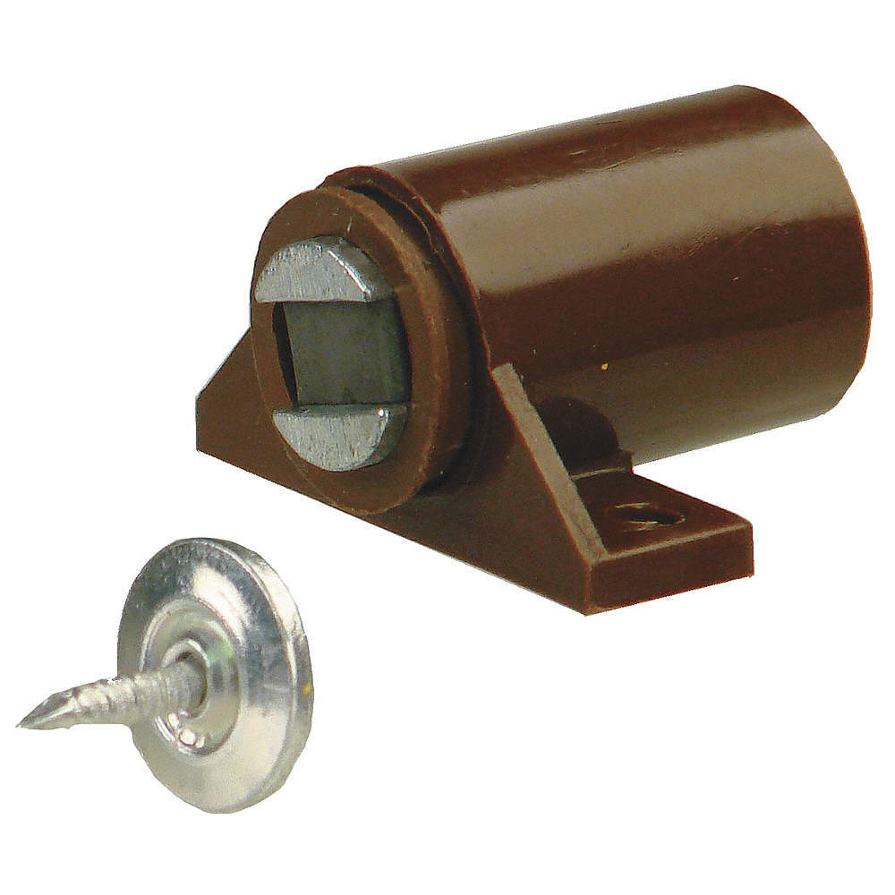 MONROE PMP 4FCU6 Magnetic Catch,Pull-to-Open,Plastic 4FCU6