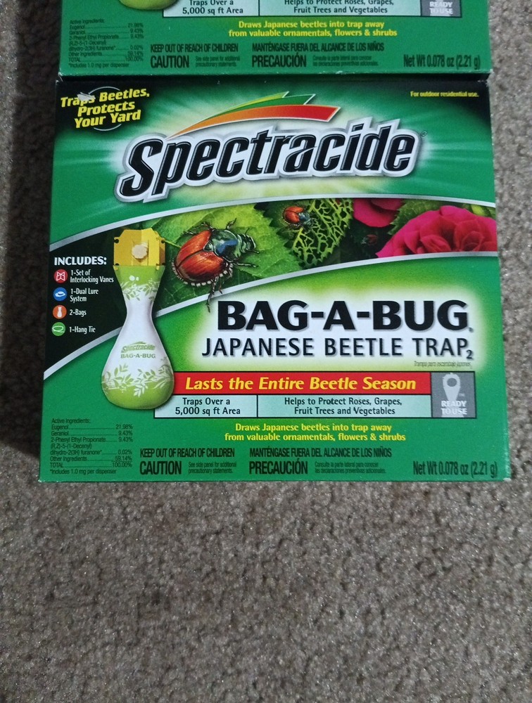 2 Pack Spectracide Bag A Bug Japanese Beetle Trap 16901