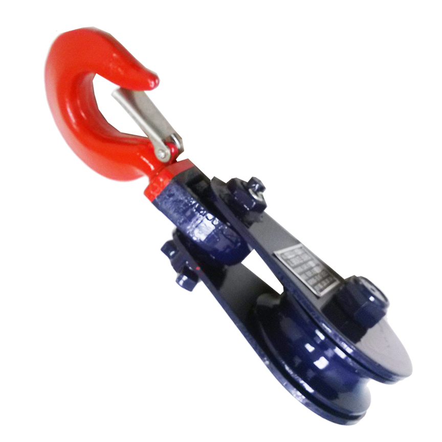 Snatch Block with Hook for 2 tons