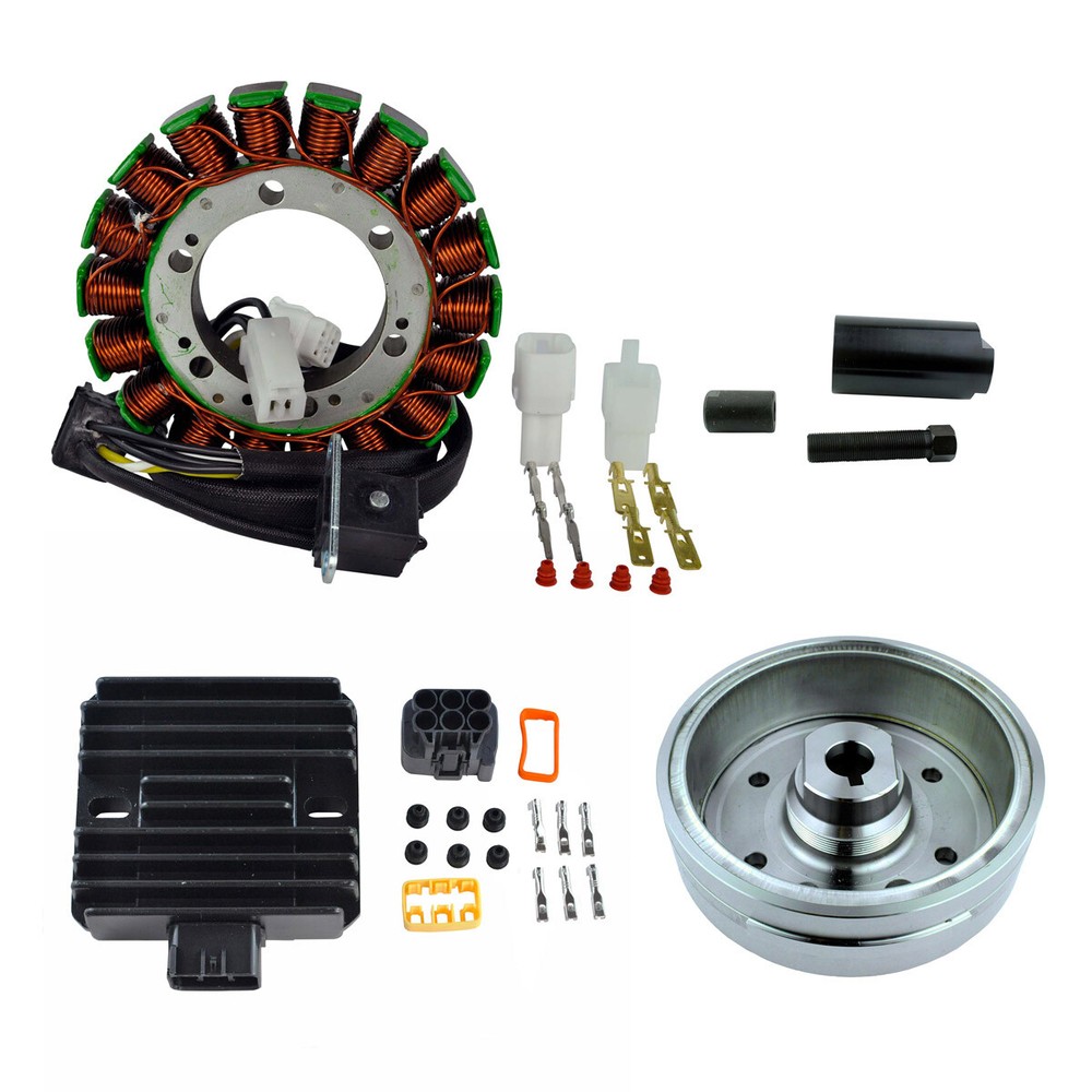 Kit Flywheel + Puller + Stator + Regulator For OEM Repl. 32101-38F01 32101-38F00