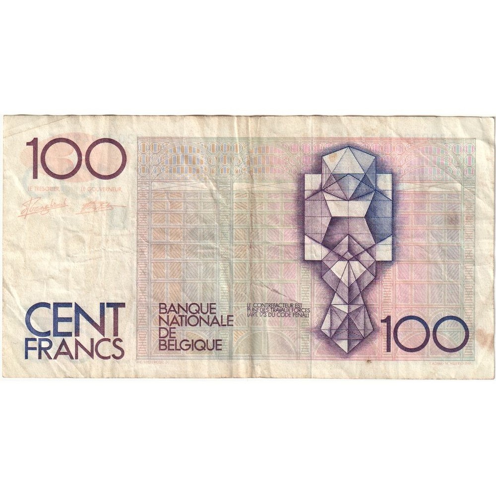 [#1233131] Belgium, 100 Francs, EF