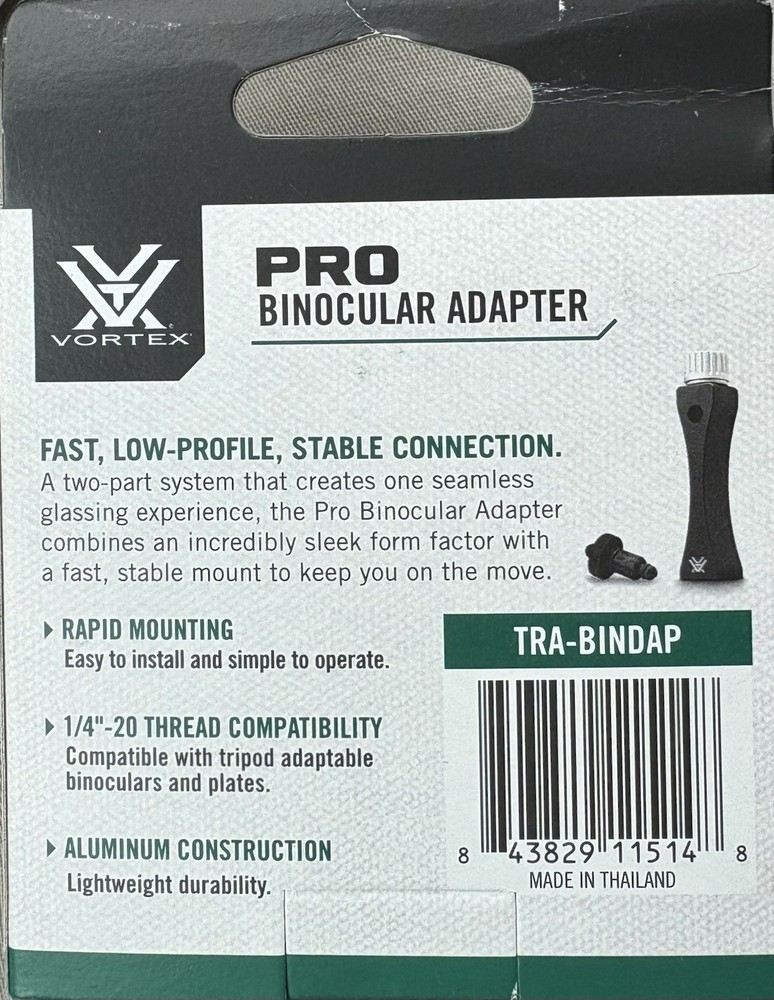 Brand New Vortex Optics Pro Binocular Adapter