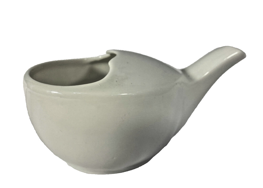 Creamer With Side Handle White