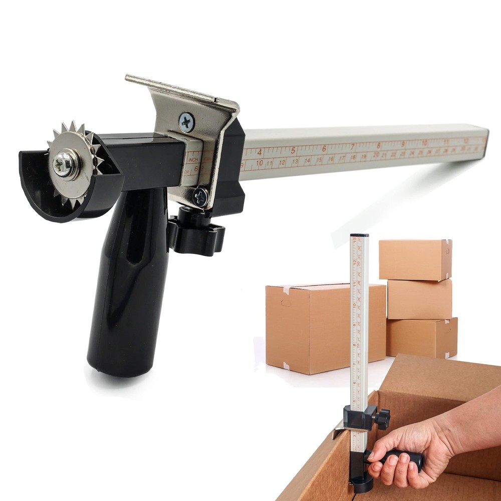 Box Resizer Tool with Scoring Wheel Cardboard reducer White Black