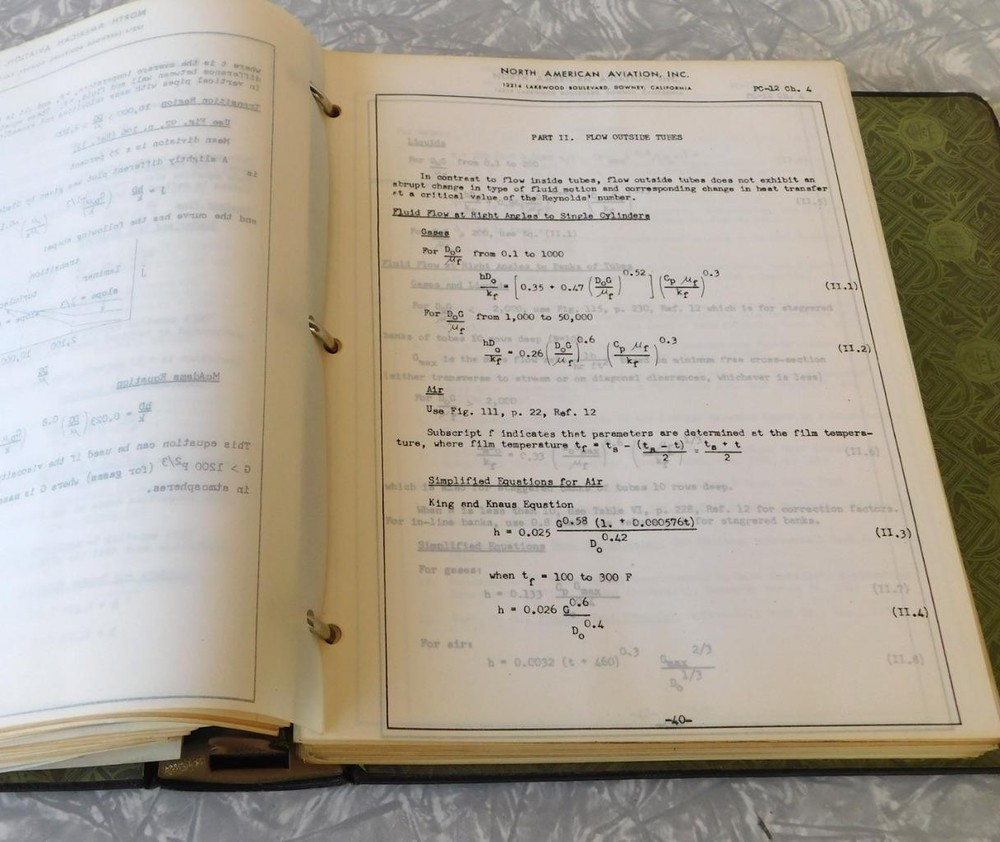 Rare North American Aviation Handbook Rocket Engine Development Space Program V2