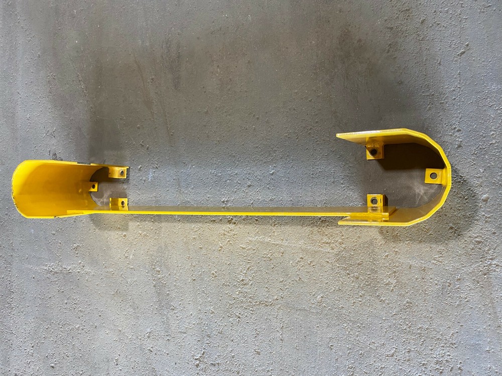 Pallet Rack 48" Yellow Double Sided End Aisle Guard