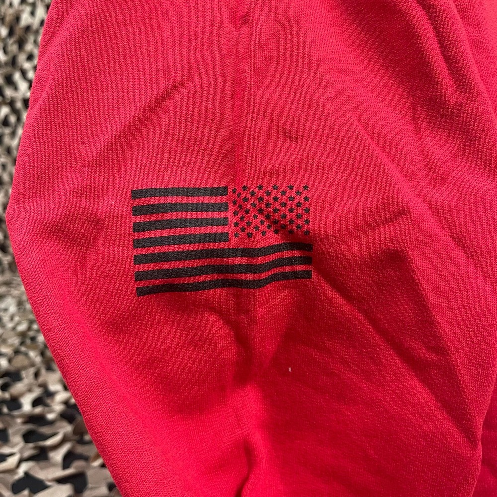 NEW First Strike Pull Over Hooded Sweatshirt - Red - X-Large