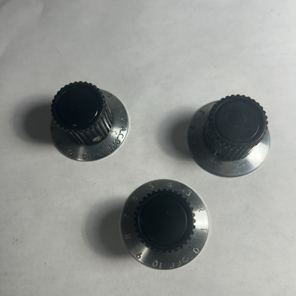 Rotary dial control knobs
