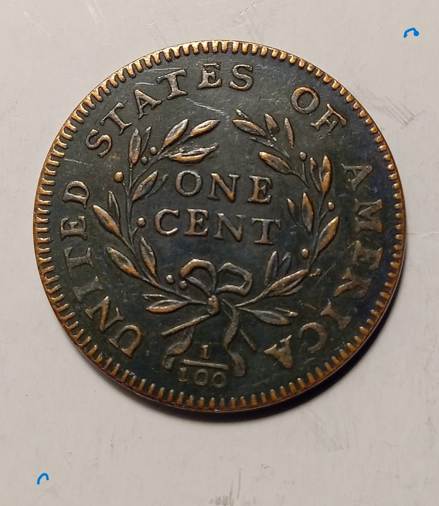 1796 Liberty Cap Large Cent Coin Modern Restrike