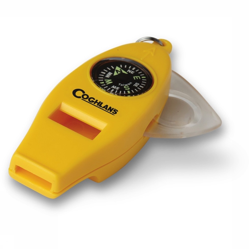 Coghlan's Four Function Whistle for Kids - Yellow