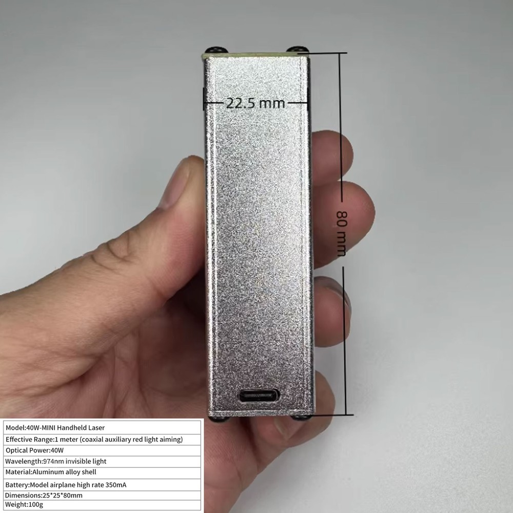40W-MINI Handheld Laser Handheld IPG Laser 974nm Invisible LightMc