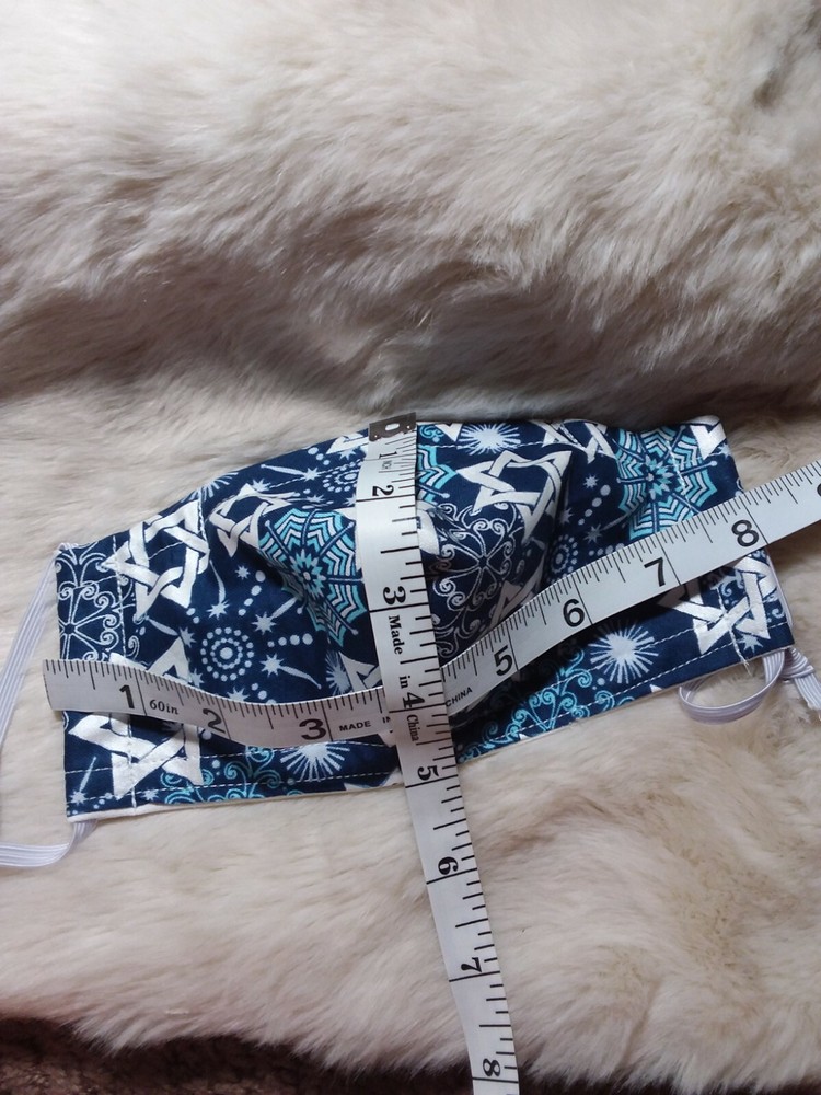 Hanukkah Cotton Face Mask Medium