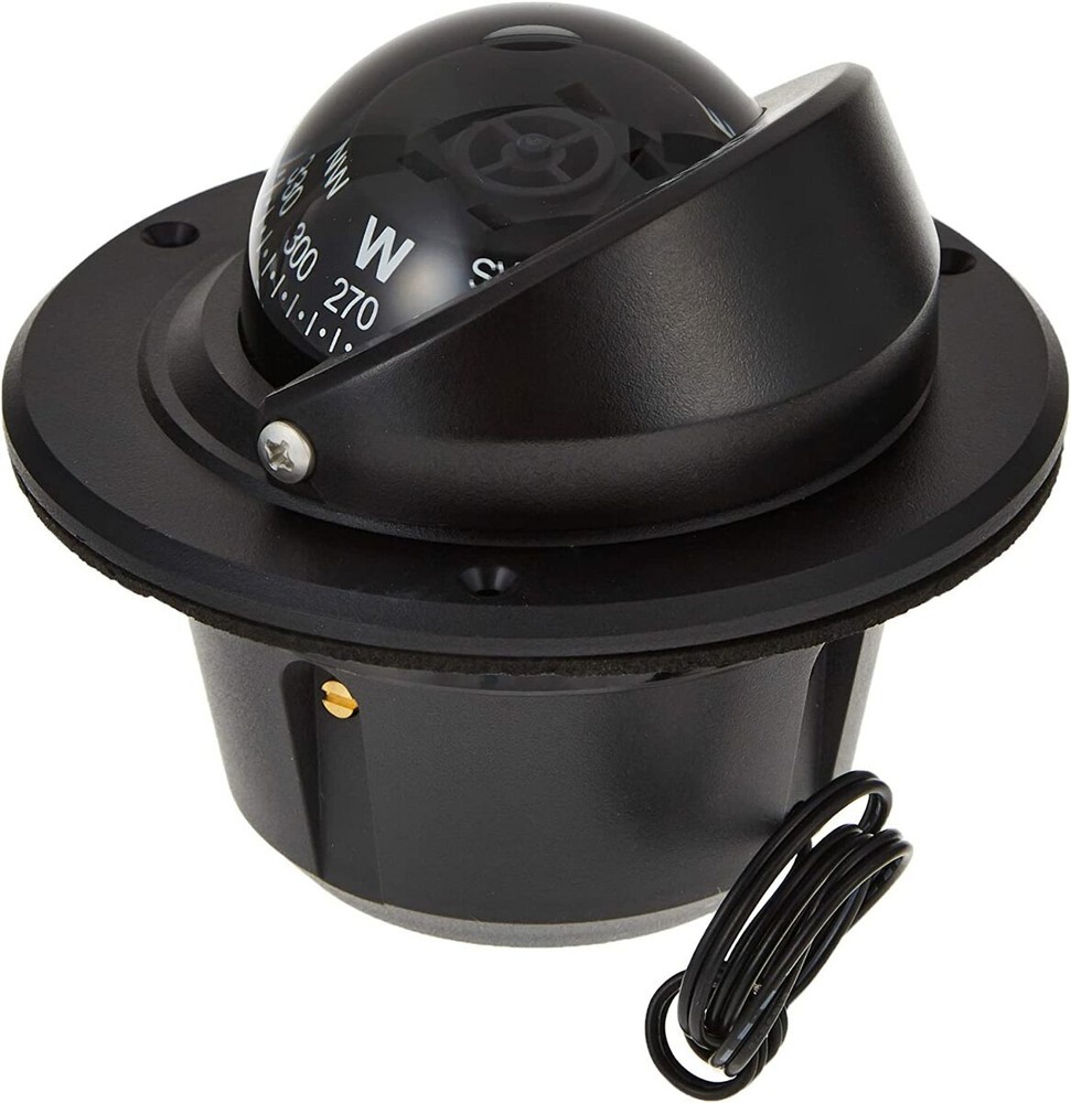 Ritchie Explorer Compass F-50 Flush Mount Traditional Black light 3.75" Hole