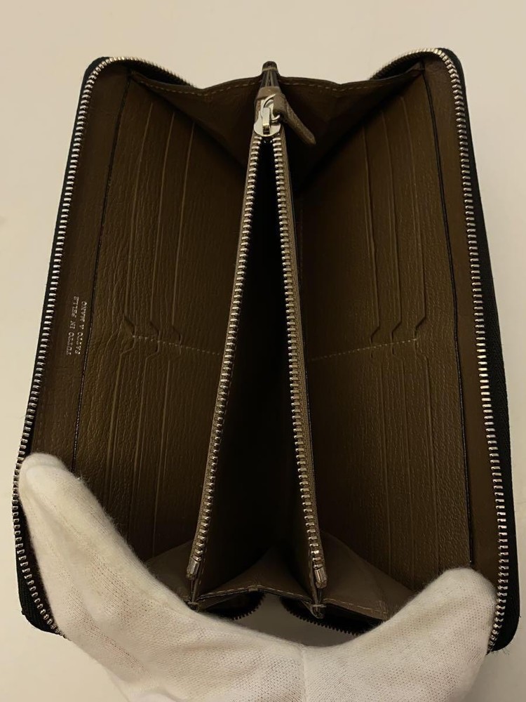 L'arcobaleno Long Wallet Leather BLK Men's