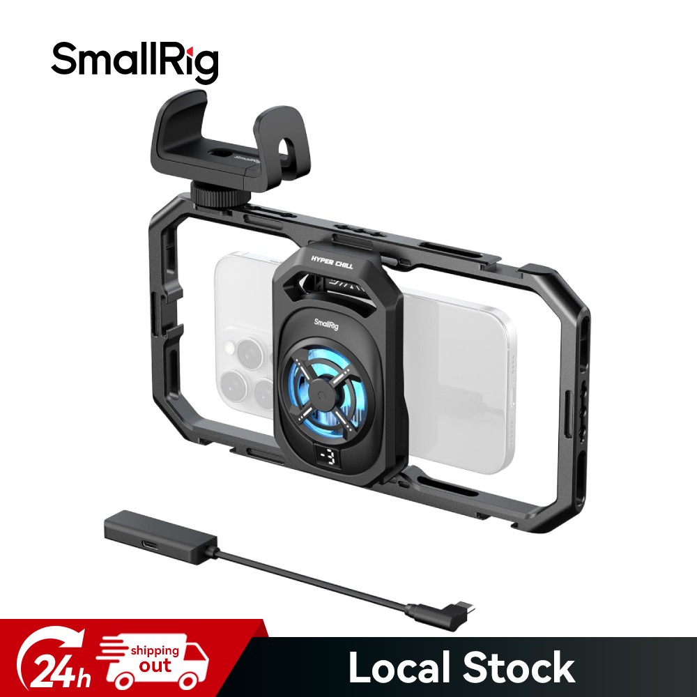 SmallRig Universal Hyper Chill Cooling Phone Cage for iPhone 16/15 forAndroid