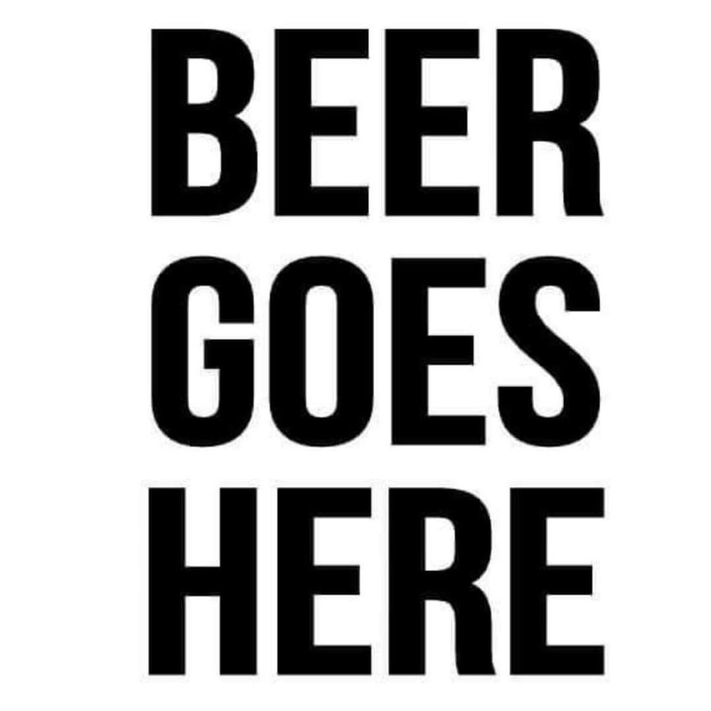 Handmade Coaster: Beer Goes Here