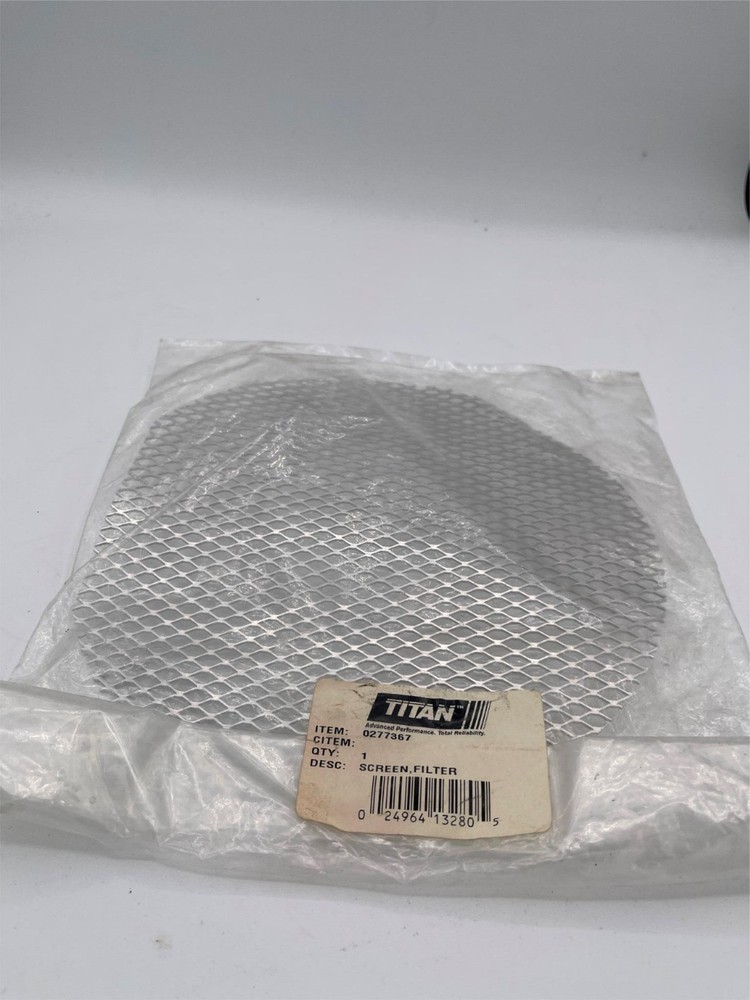 Used, Titan 0277367, Screen Filter (2 small chips in filter)
