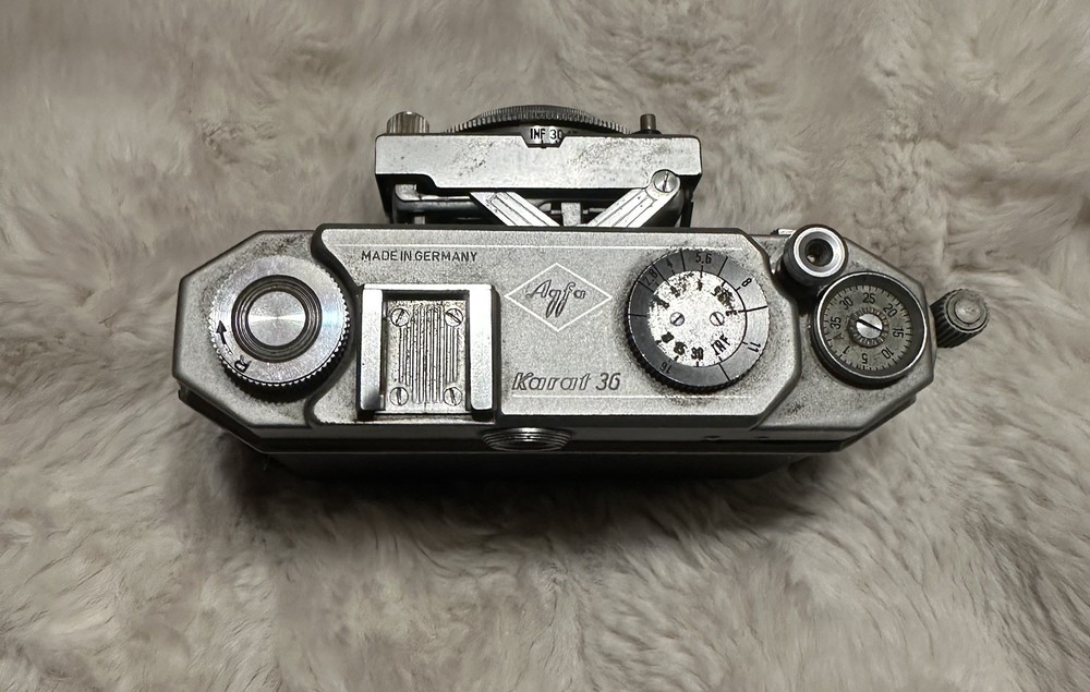 Agfa Karat 36 Folding Rangefinder Camera, Solagon Lens-Untested