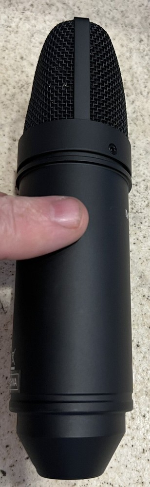 M Audio Nova Black Condensor Microphone W/Padded Carry Case & Sock - SEE PICS