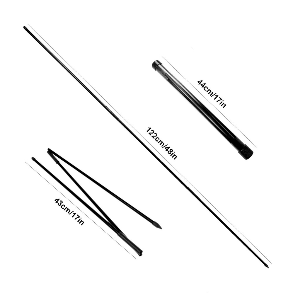 Golf Alignment Sticks 2 Pack Swing Training Aid Equipment Collapsible Trainer...