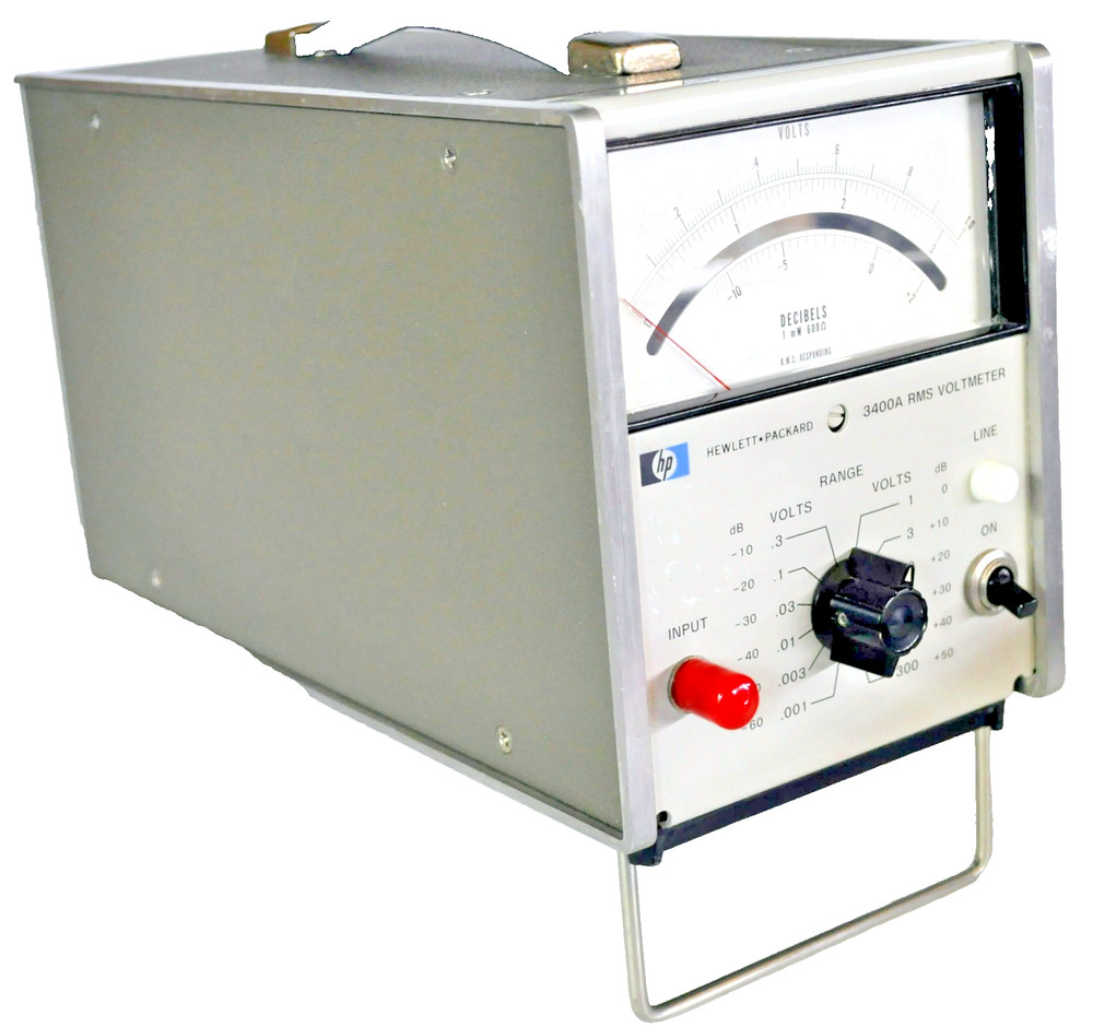 HP 3400A RMS Voltmeter Fully Solid-State 2415- Prefix | Refurbished | Calibrated