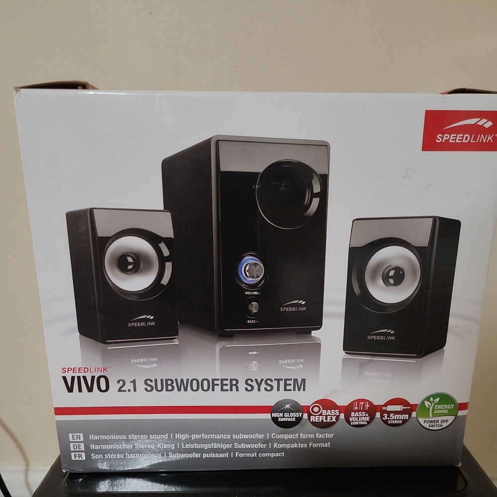 SpeedLink subwoofer  Sound 2.1 Speaker System -