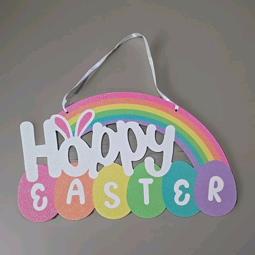Easter Door/Wall Rainbow & Easter Eggs Hanging