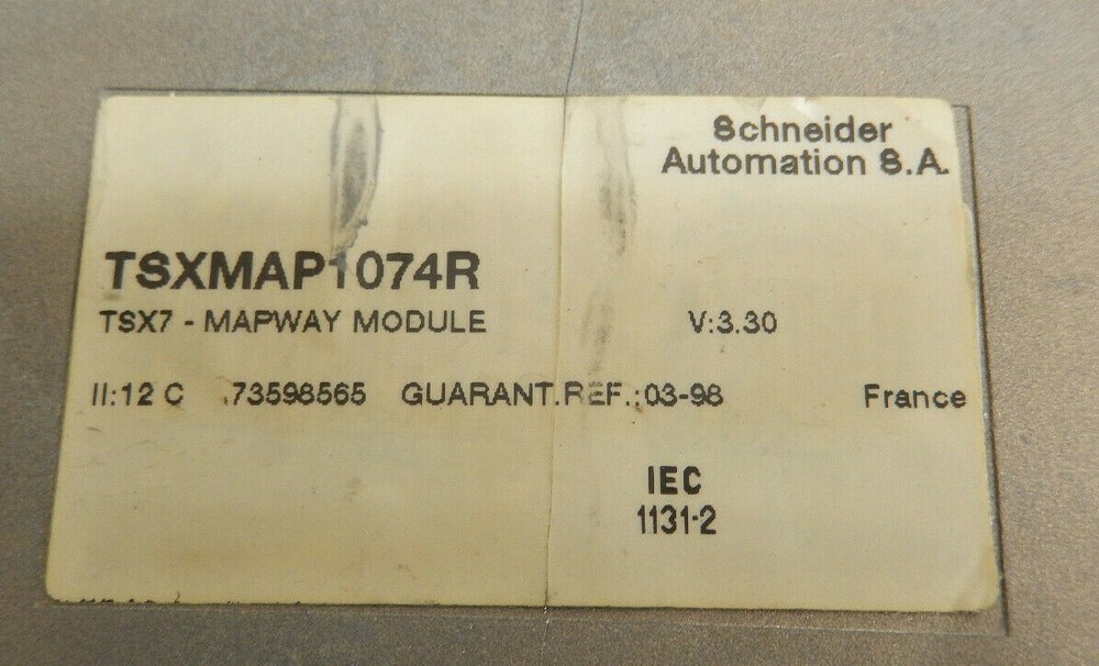 TSX MAP 1074R Copleur mapway Schneider Automation