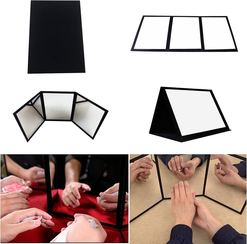 sumrica Magic Three Way Mirror Shatterproof - Foldable Close-Up...