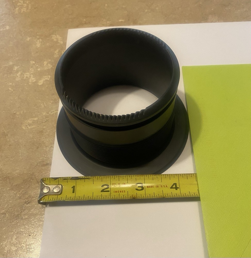 Garbage Disposal Sink Flange, EZ Mount Style, Black, Metal