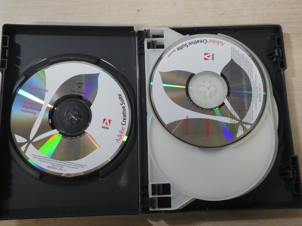 Creative Suite Premium Suite PC CD Rom 6 Discs Video Workshop Training Education