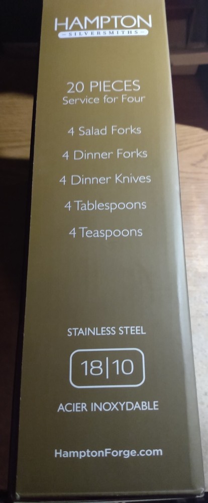 Hampton Silversmiths SANIBEL 18/10 Stainless 20pc Flatware Set - 220B020HSN
