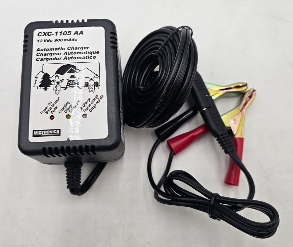 Midtronics 12Vdc 900mAdc Automatic Battery Charger CXC 1105AA