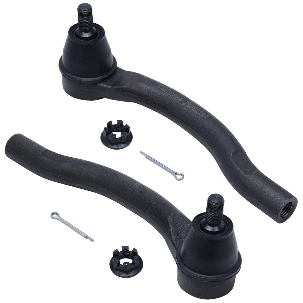 6pc Front Inner Outer Tie Rods + Sway Bars for 2009-2013 2014 2015 Honda Pilot