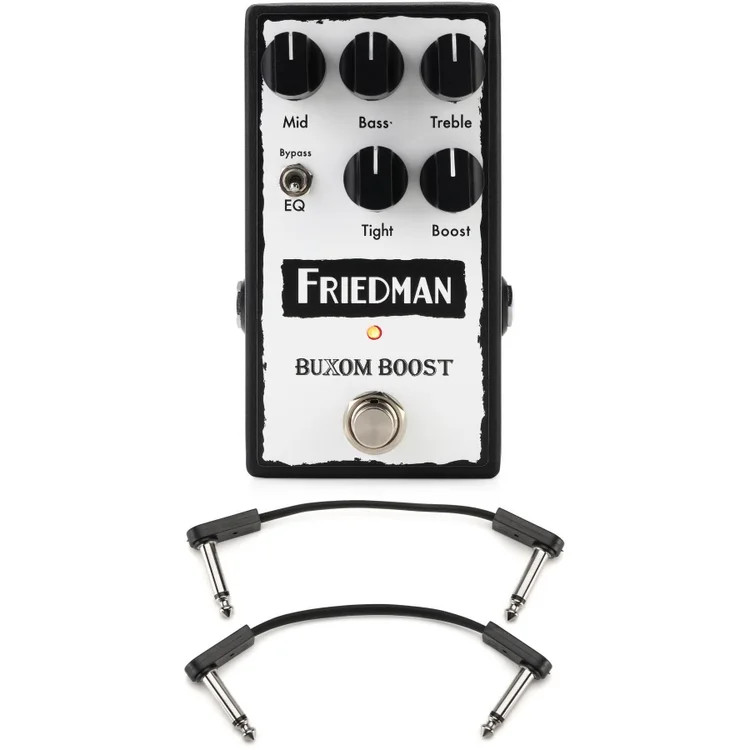 Friedman Buxom Boost Pedal with EBS Patch Cables