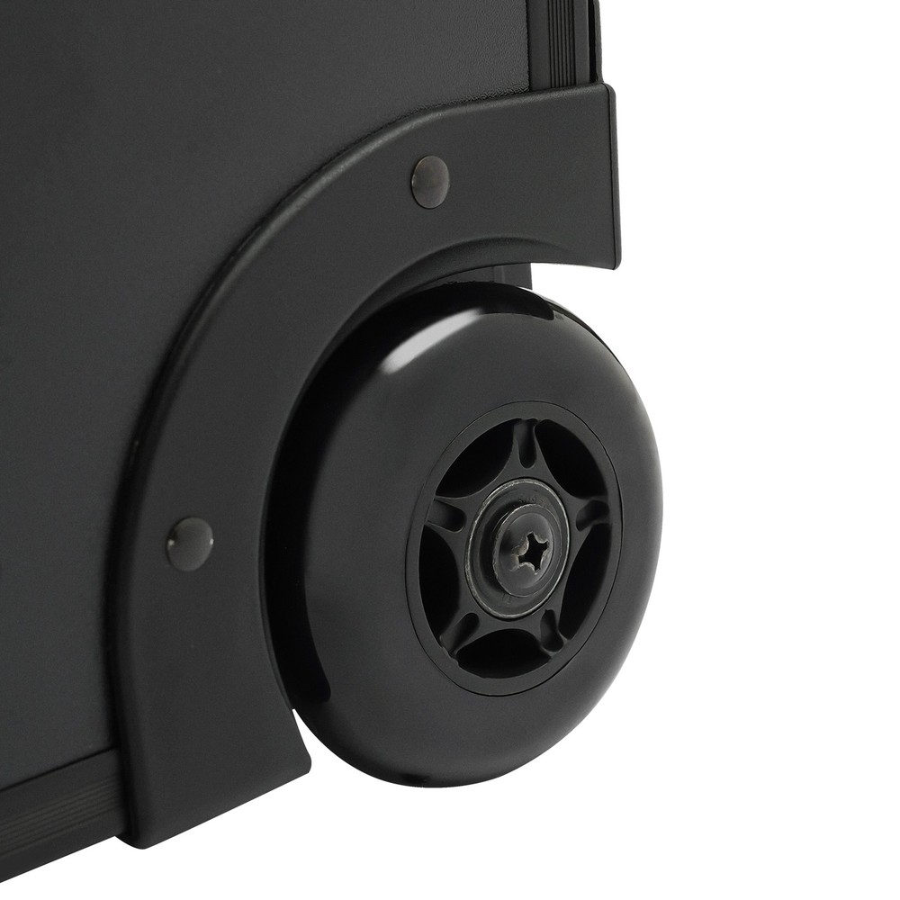 Makeup Case with 6 Trays Lockable Rolling Makeup Case Multi-Layer Makeup Case