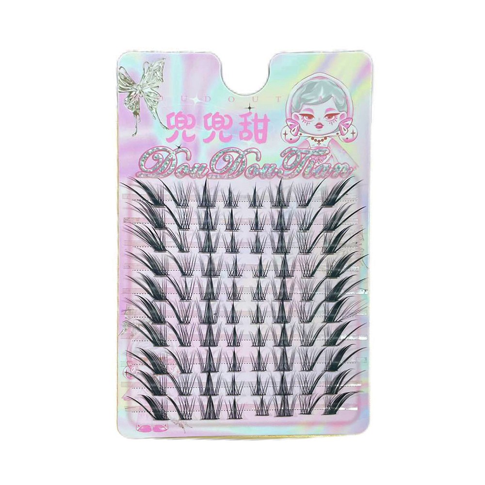 Cluster Eyelash Nature Long Segmented Lash Extension False Eyelash Grafting