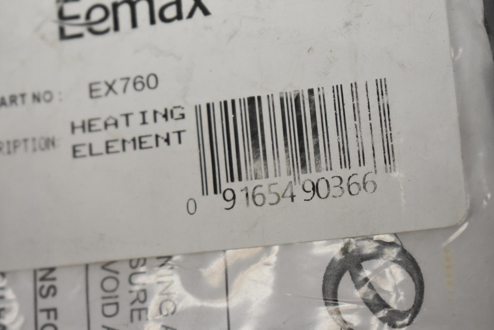 Eemax EX760 Heating Element Replacement Tankless Water Heater Silver Straight