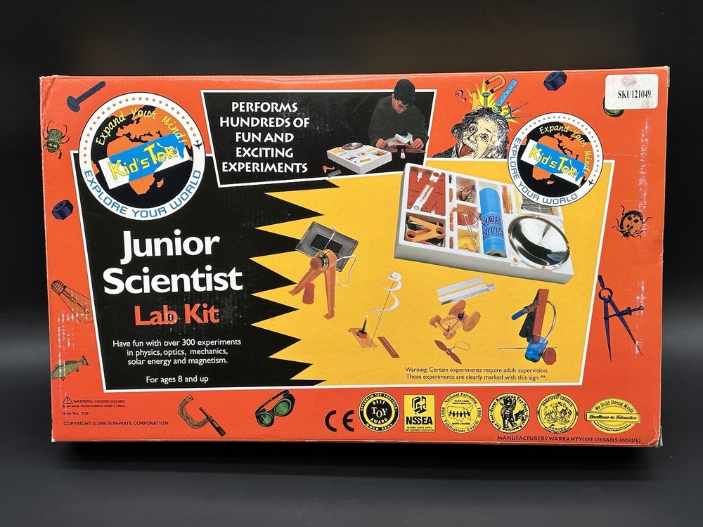 Vintage Kid’s Tek Junior Scientist Lab Kit New