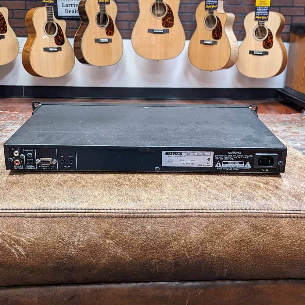 Used Tascam CD-01U Rackmount CD Player